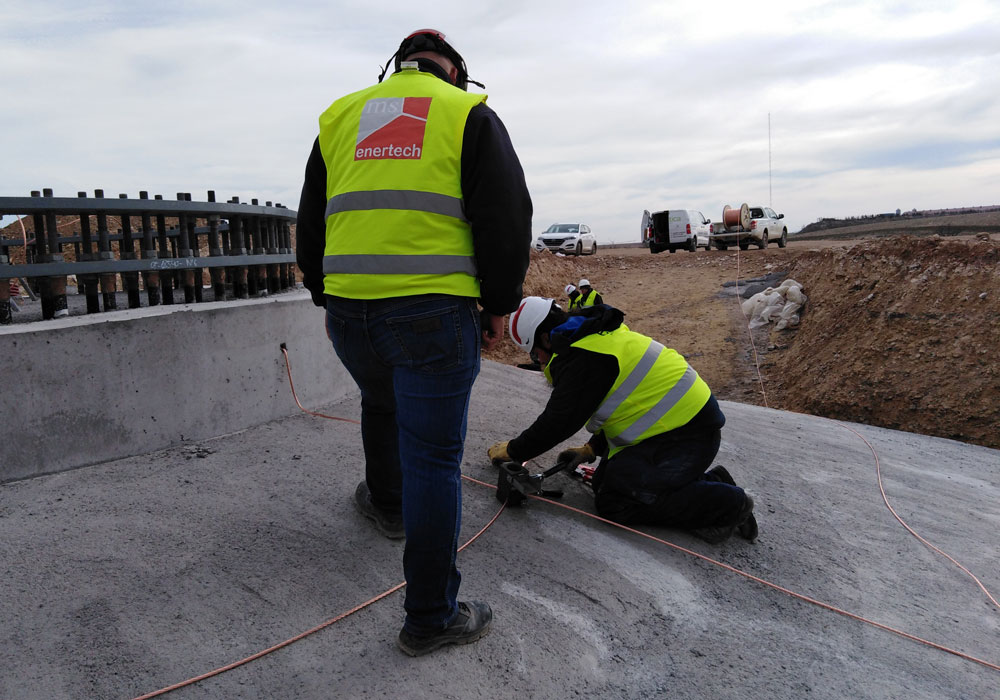 toma de tierra aerogenerador